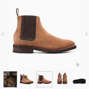 Duke Thursday Boots in Honey Suede